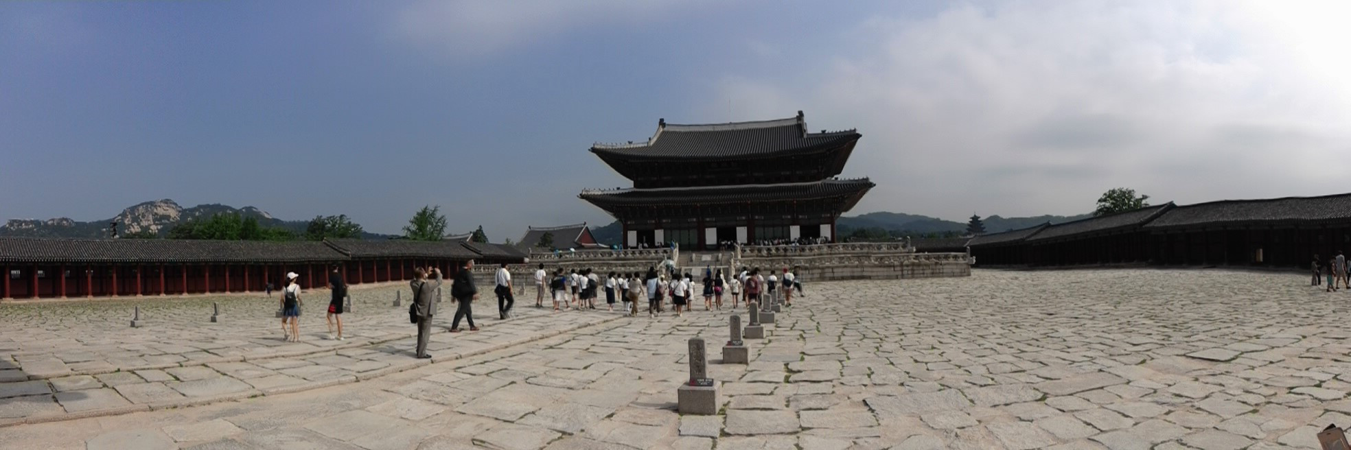 Gyeongbokgung Palace was just a few steps away from our doorstep!