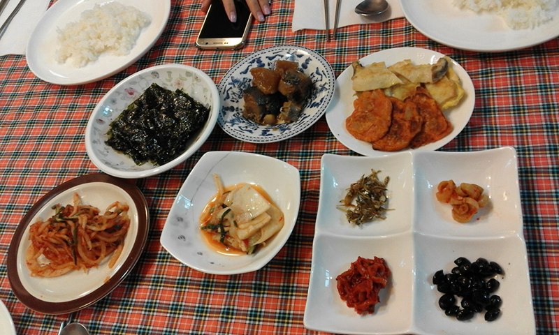 We started each morning with a home-made traditional Korean breakfast.