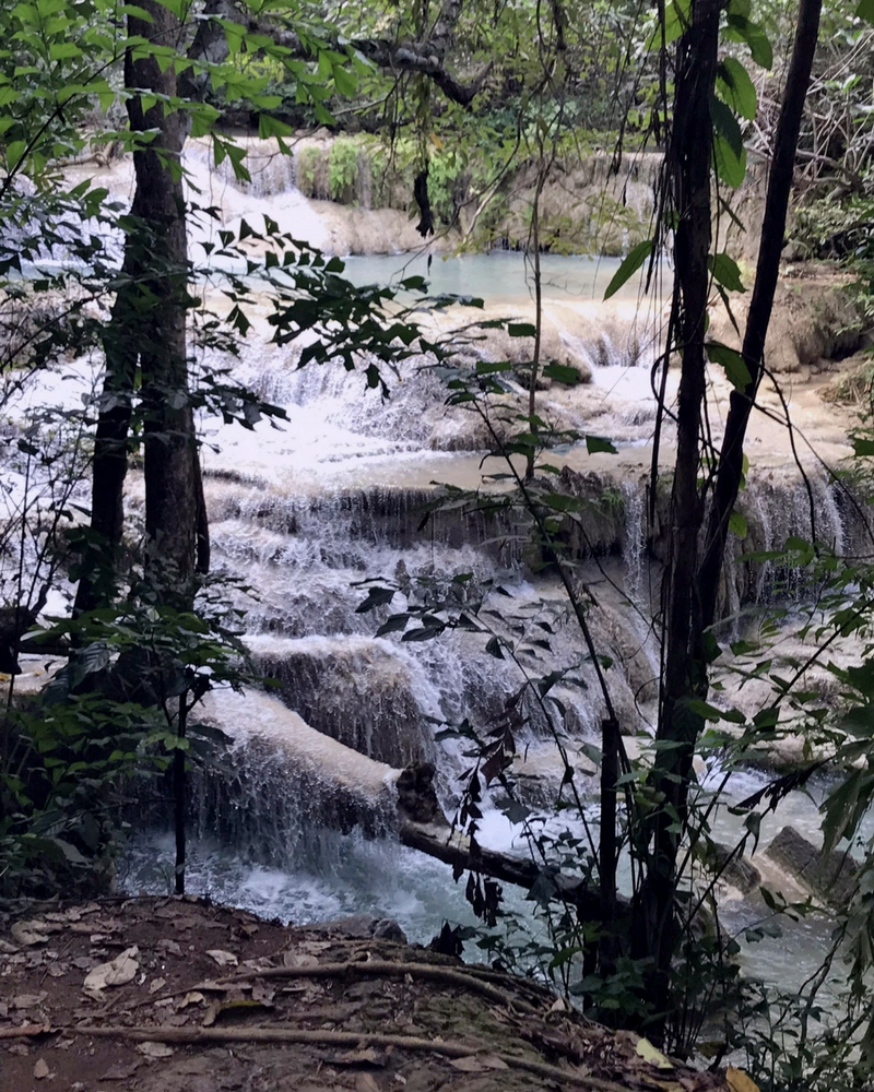 Buea Mai Long Waterfall, Erawan National Park, Thailand