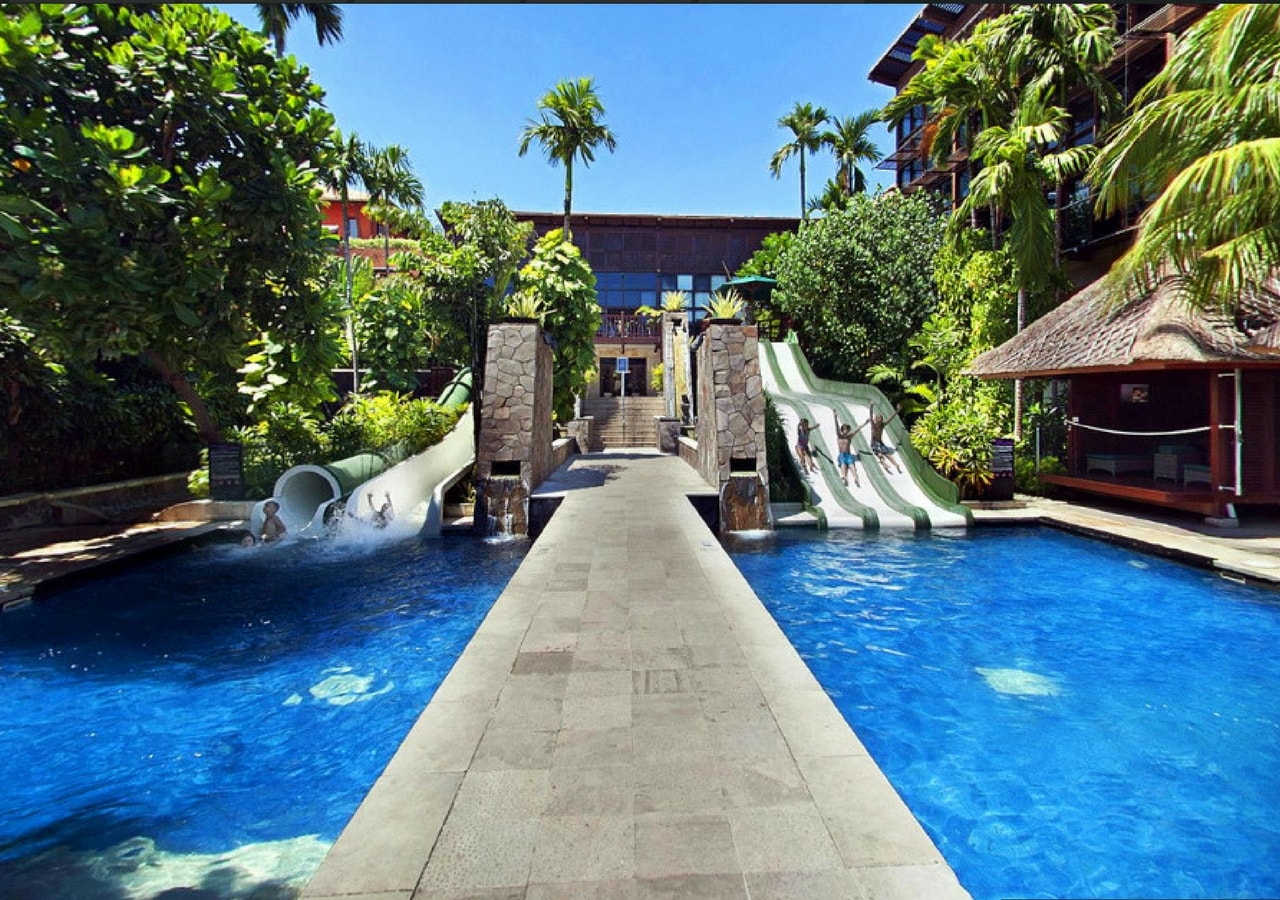 Hard Rock Hotel Kuta, Bali waterslides