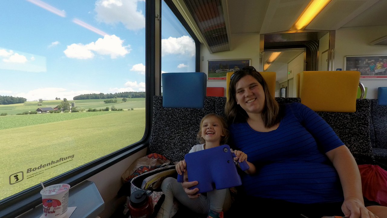Train ride to stein am Rhein