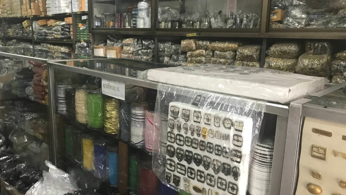 Leather working supplies in Bangkok
