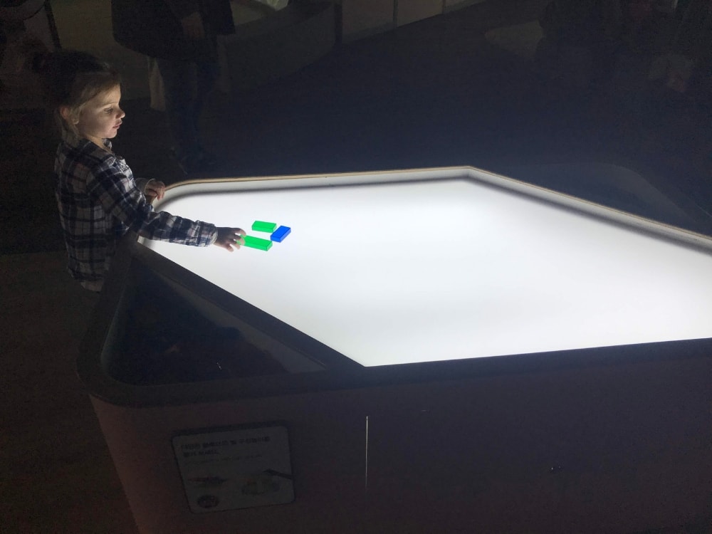 Light table at the Seoul Children's Museum