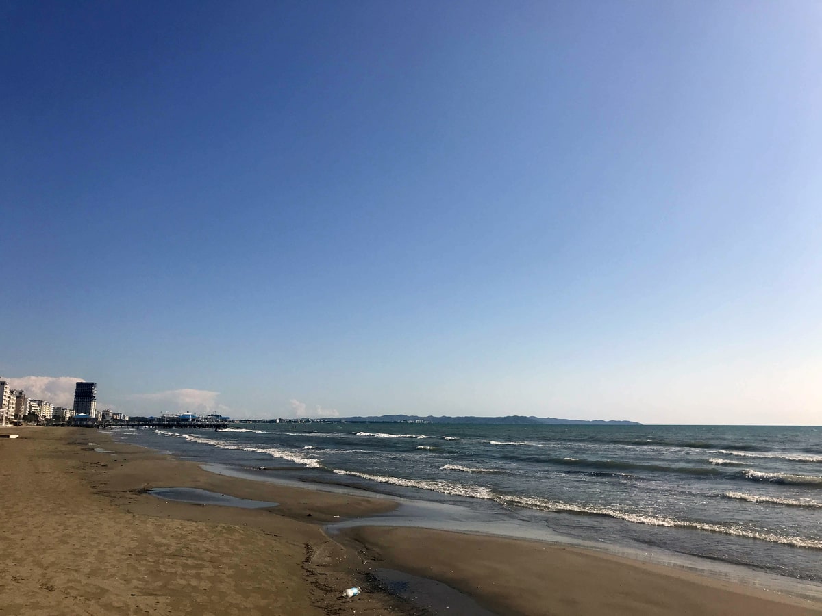 The Adriatic Sea from Durres, Albania