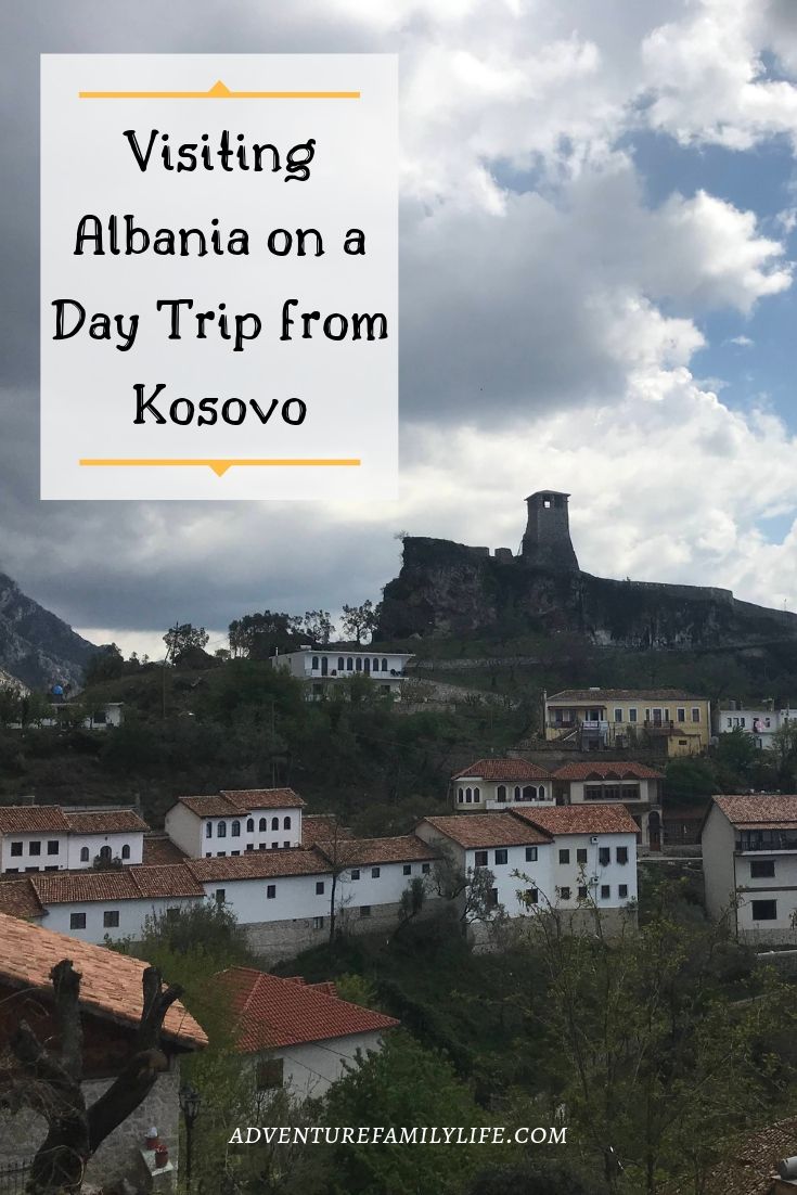 Albania day trip pinterest pin
