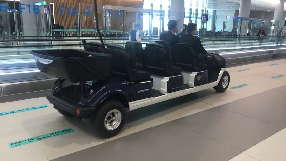 Buggy Service at Istanbul's New Airport