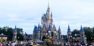 Cinderella's castle at Disney World